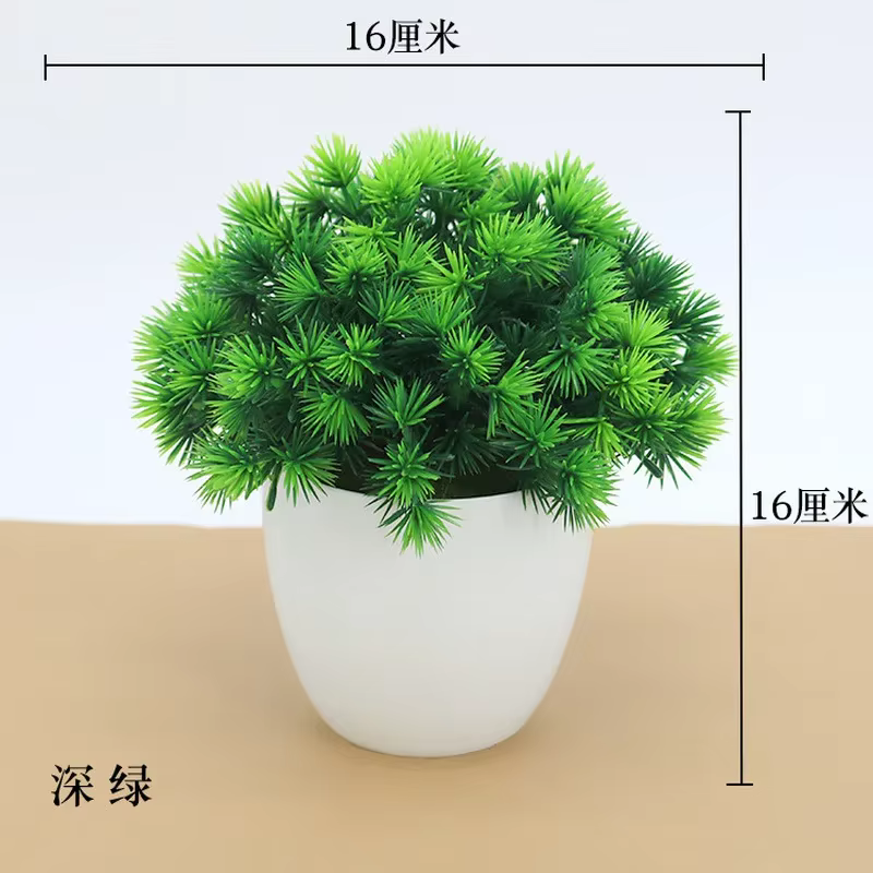 Plantes artificielles bonsaï en pot