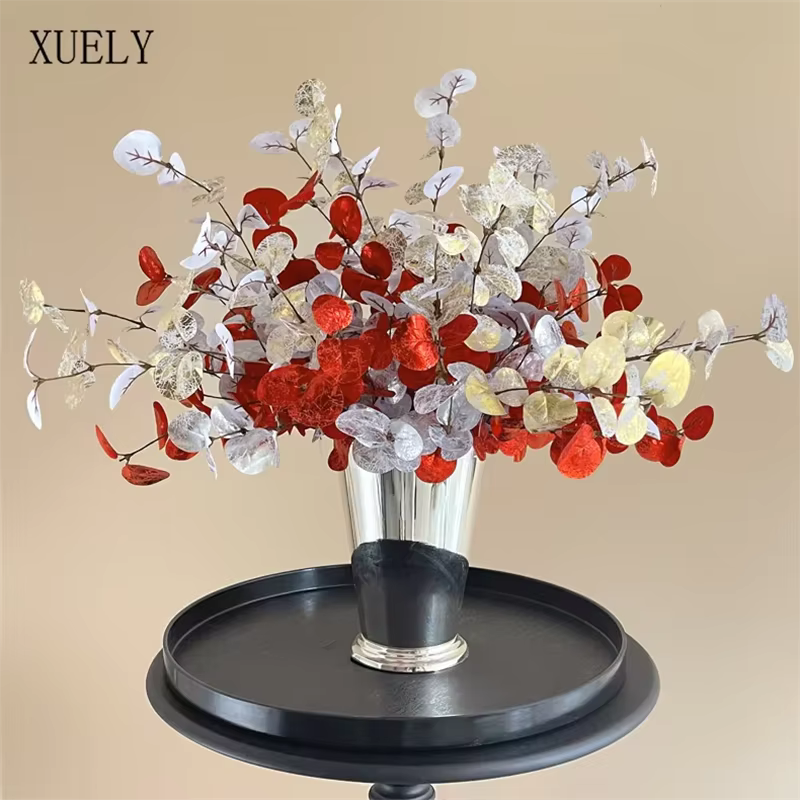 Feuilles d'eucalyptus artificielles pour la décoration intérieure