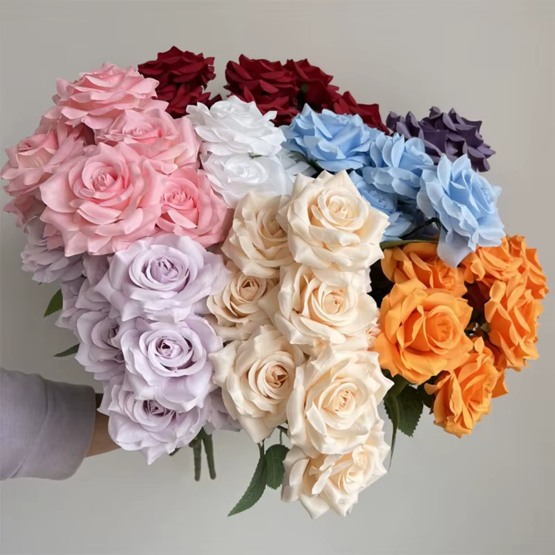 Bouquet de Roses artificielles en diamant