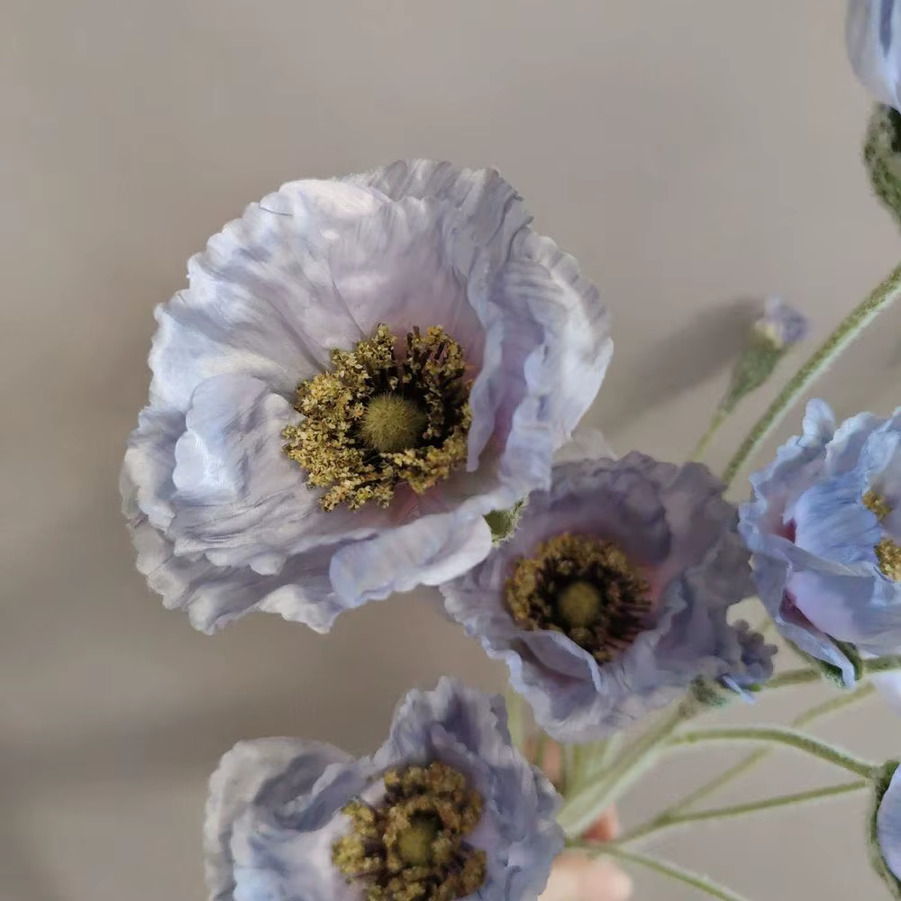 Fleurs artificielles de coquelicot