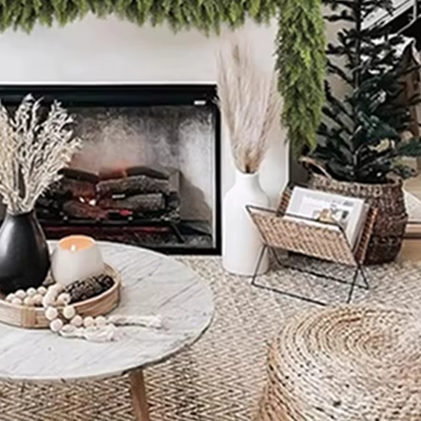 275Cm Plantes Artificielles Arbre De Noël Cyprès Feuille Couronnes Maison Partie Distinctif Décor Extérieur Yard Pin Rotin Ornement