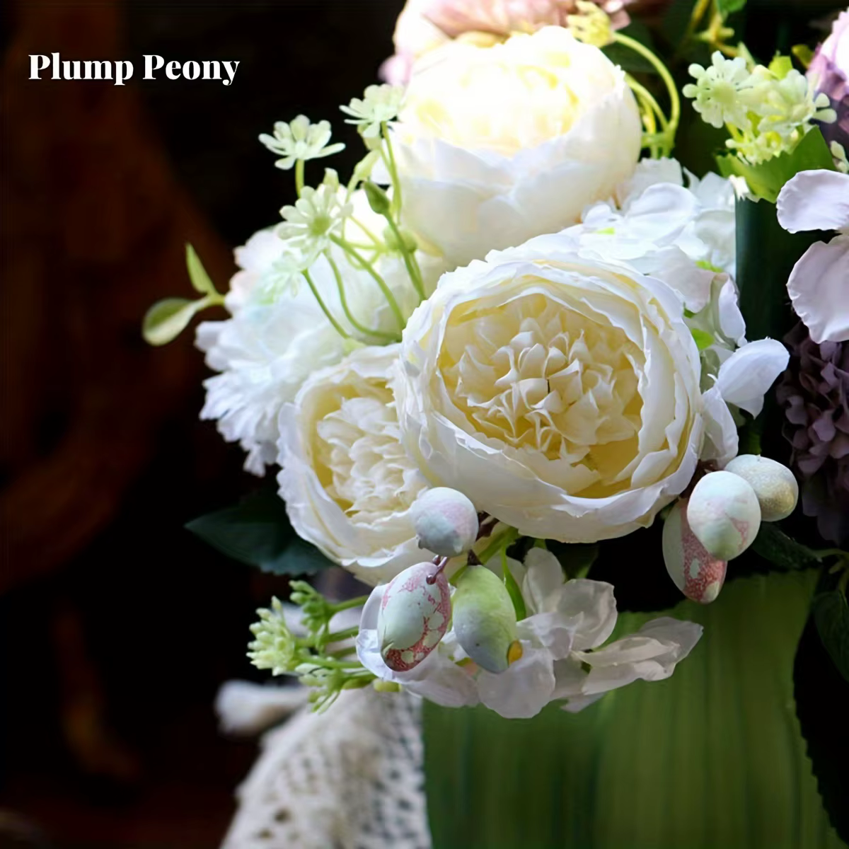 Bouquet de roses artificielles Venus