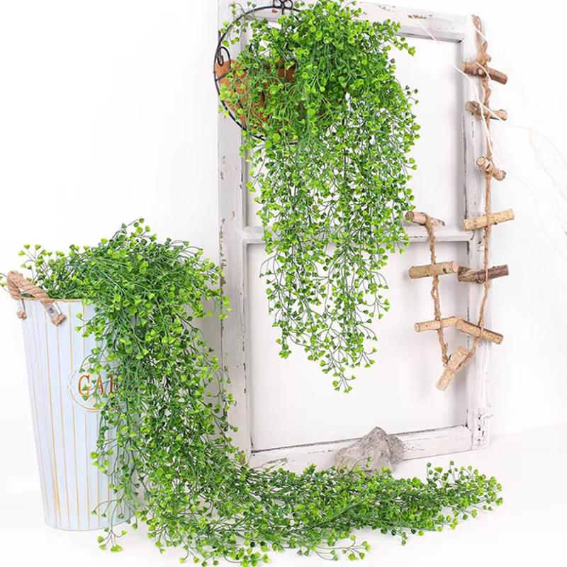Plantes Artificielles de Vignes et Fleurs pour Décoration Murale