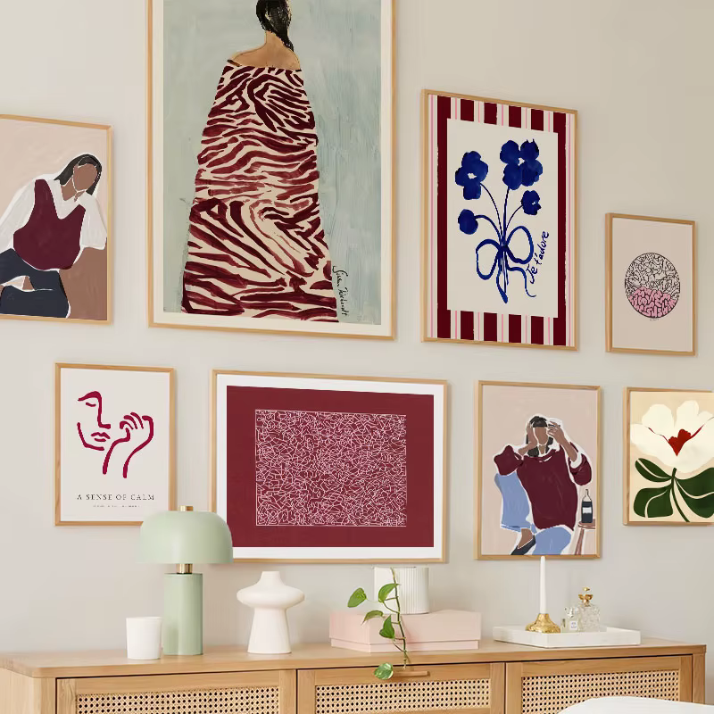 Affiches et impressions abstraites murales sur toile