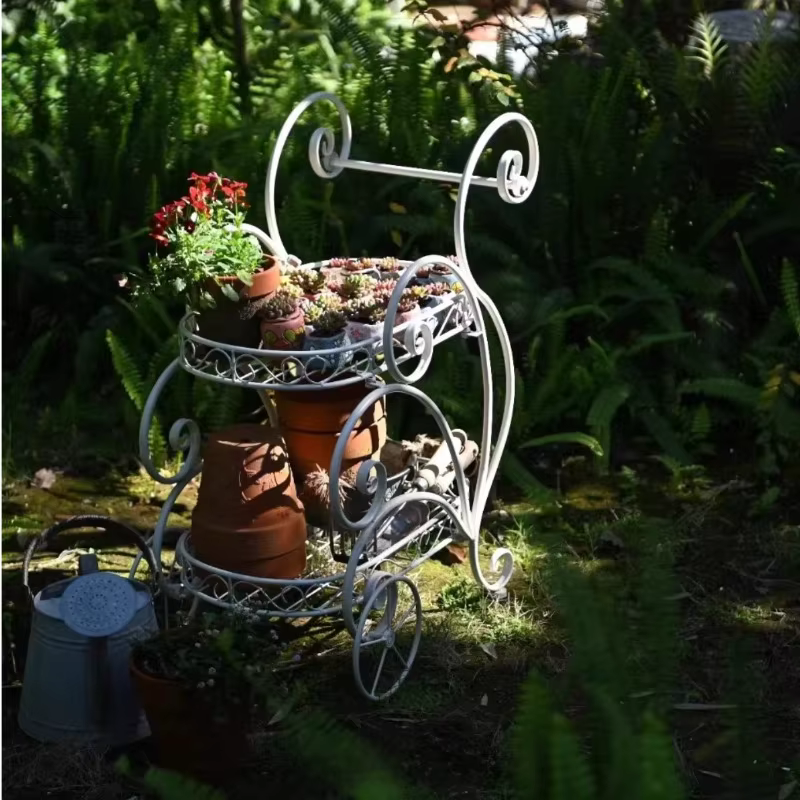 Chariot de jardin Portable en fer