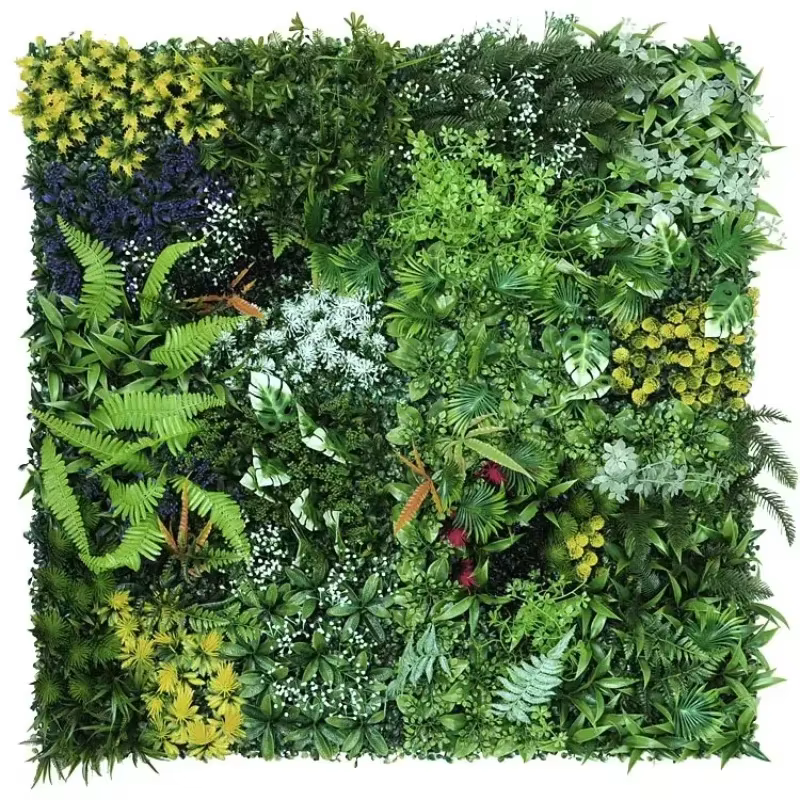 Panneau de plantes artificielles 3d en plastique