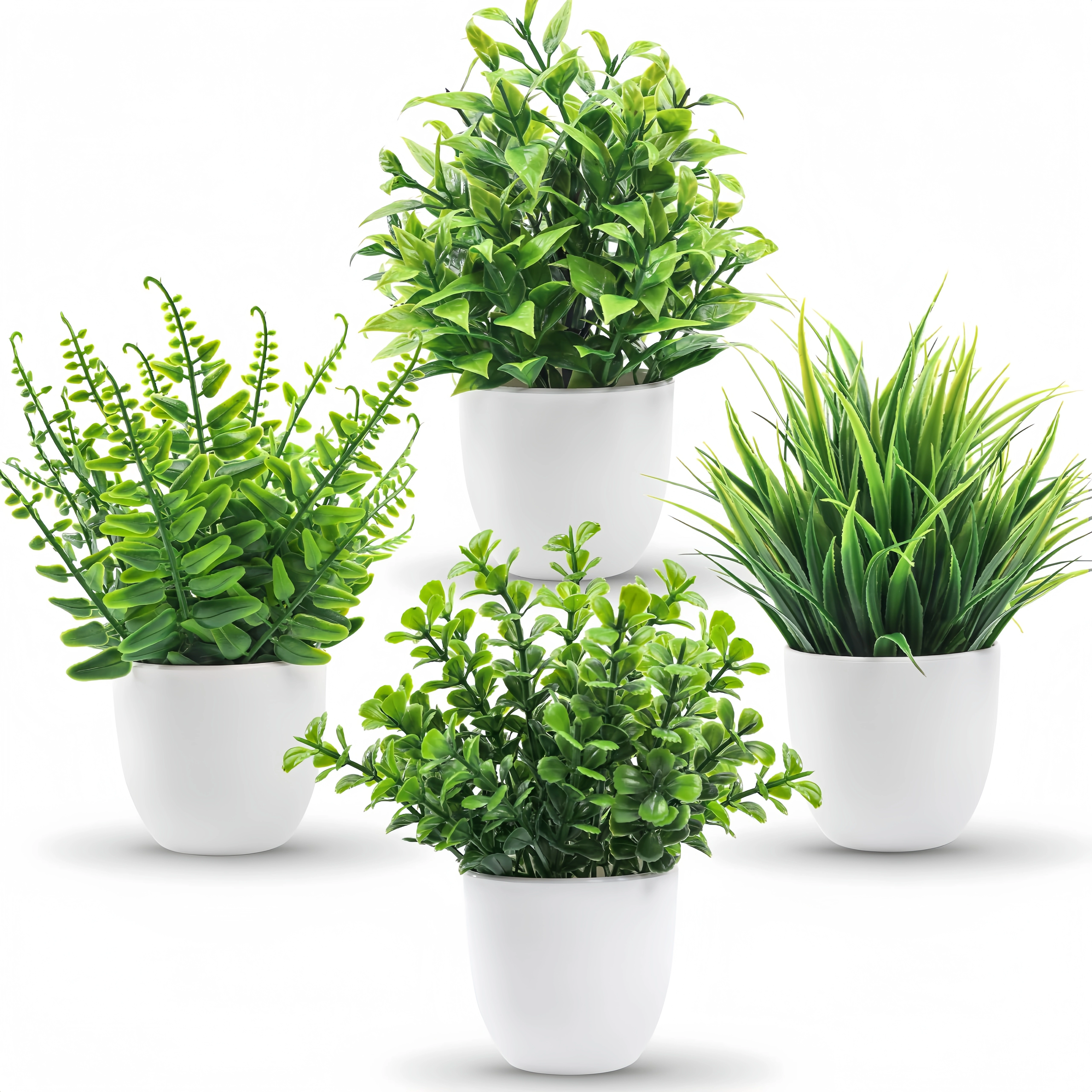 Petites plantes artificielles en pot de 20 cm (7