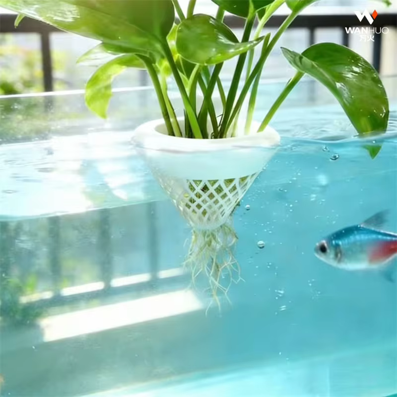 Pot de fleurs flottant pour culture hydroponique