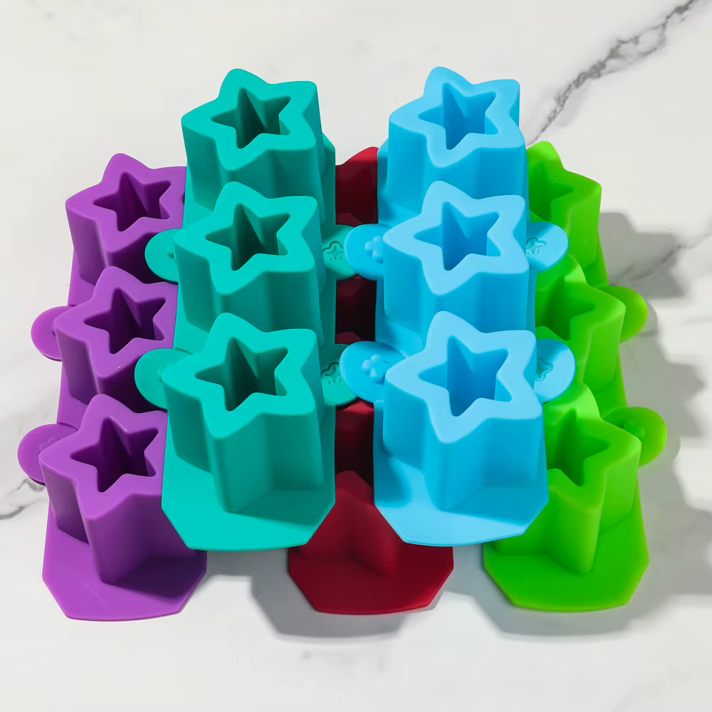 Moule en silicone pour pot de fleurs en béton étoile