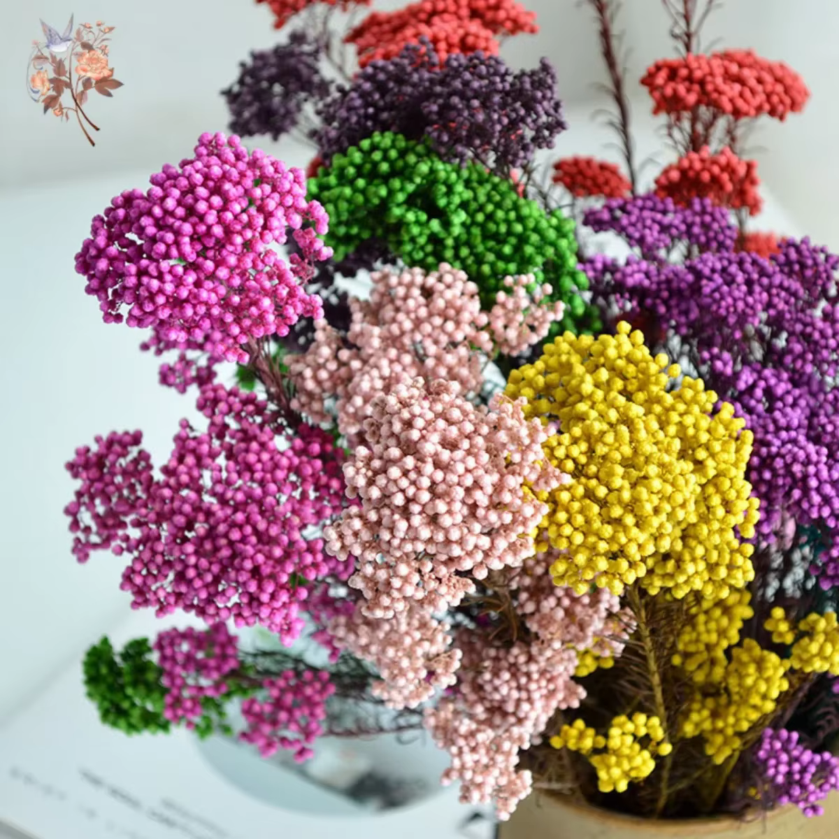 Bouquet de fleurs de Millet séchées naturelles
