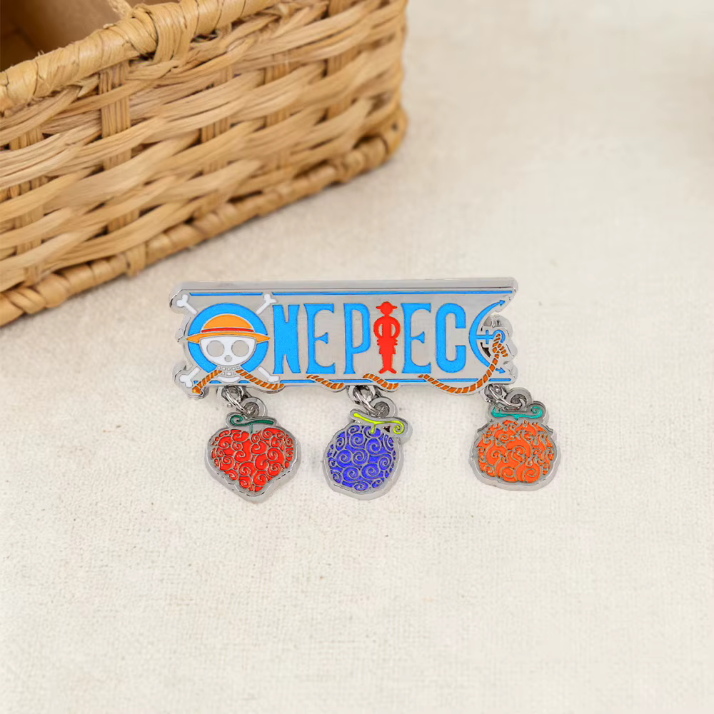 Broches en émail One Piece Anime, épingles de revers pour sacs à dos, badges pour femmes et hommes, accessoires de broches pour vêtements, bijoux, cadeaux