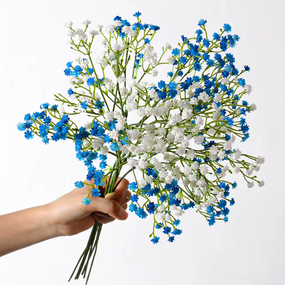 Lot de 10 fleurs artificielles