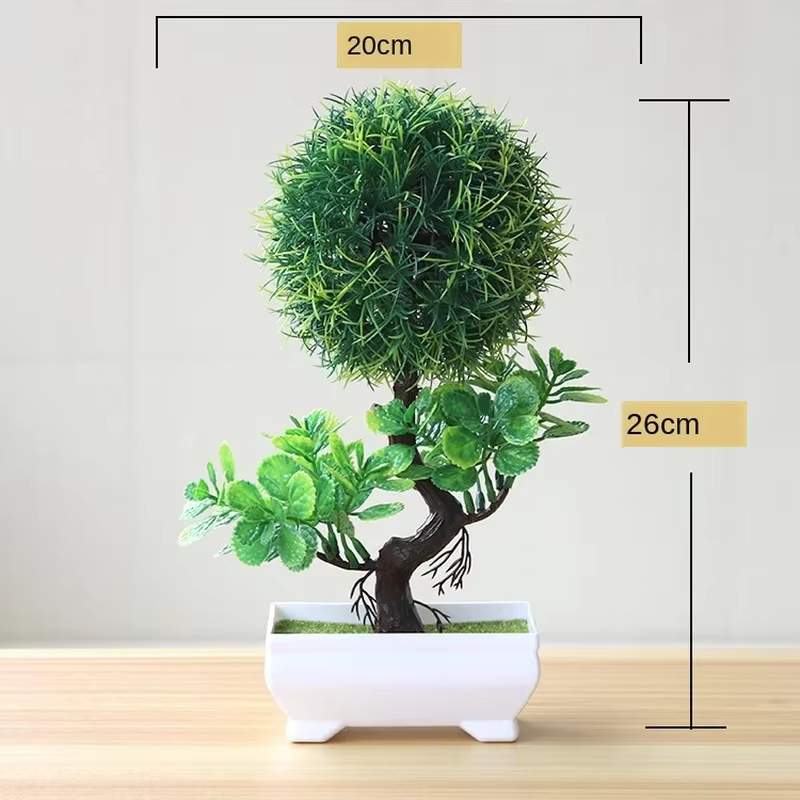 Plantes artificielles bonsaï en pot