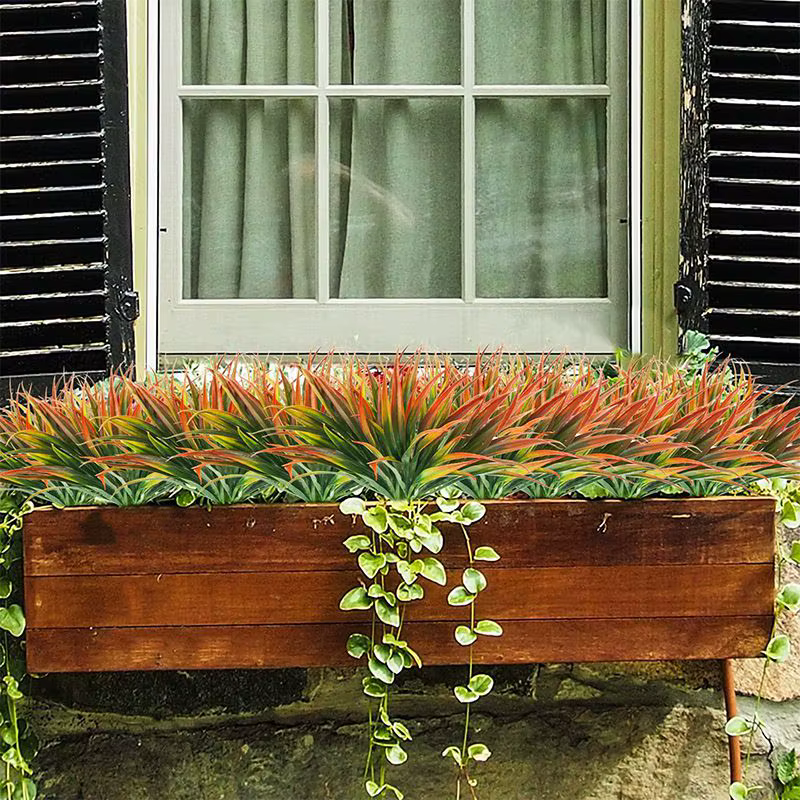 Plante artificielle printemps herbe supportplant maison jardin bonsaï fête de noël décoration mariage extérieur mur bricolage cadeau offre spéciale