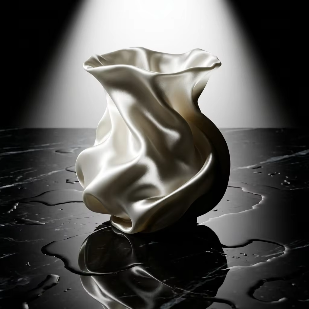 Vase à fleurs imprimé en 3D