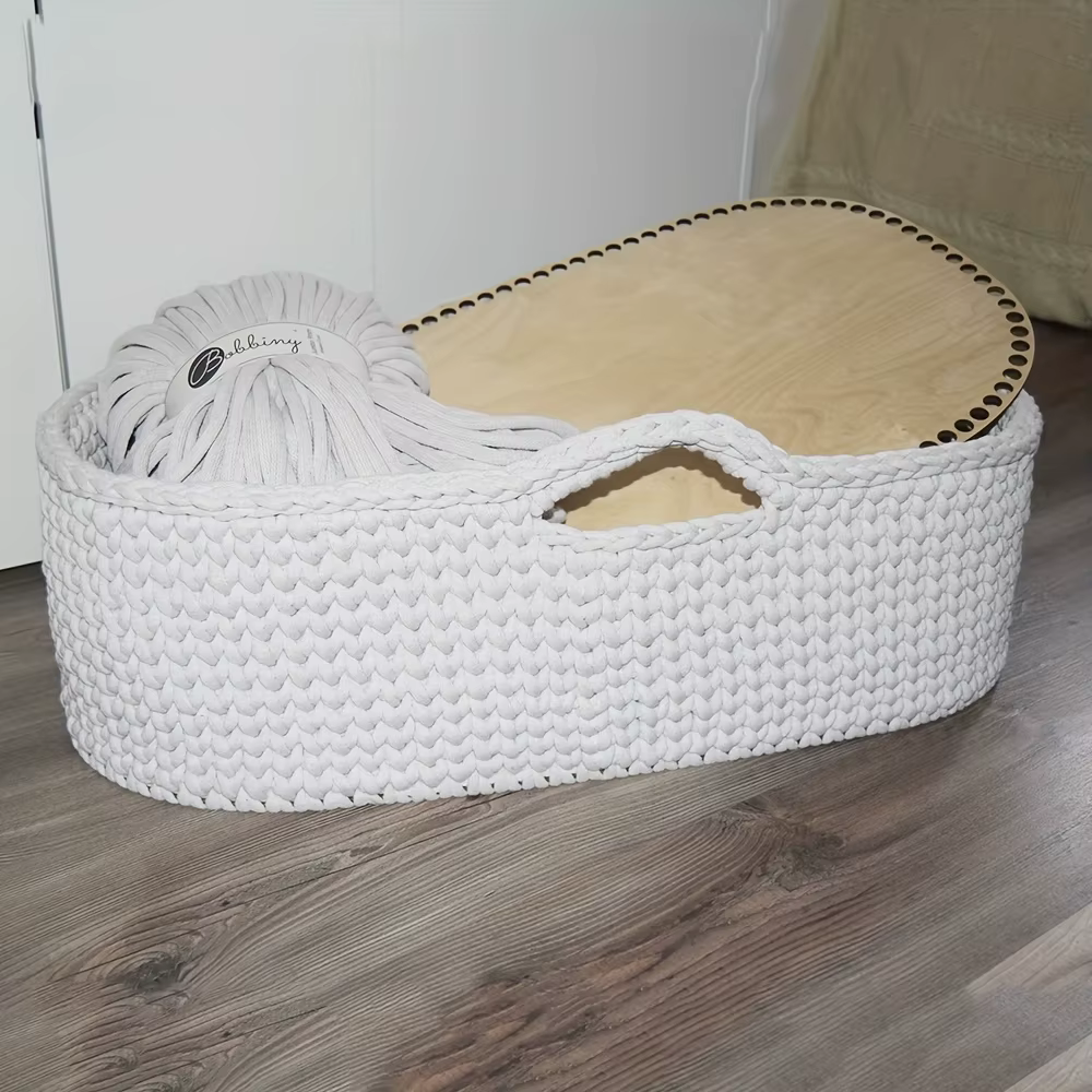 Grande base en bois pour panier de Moïse