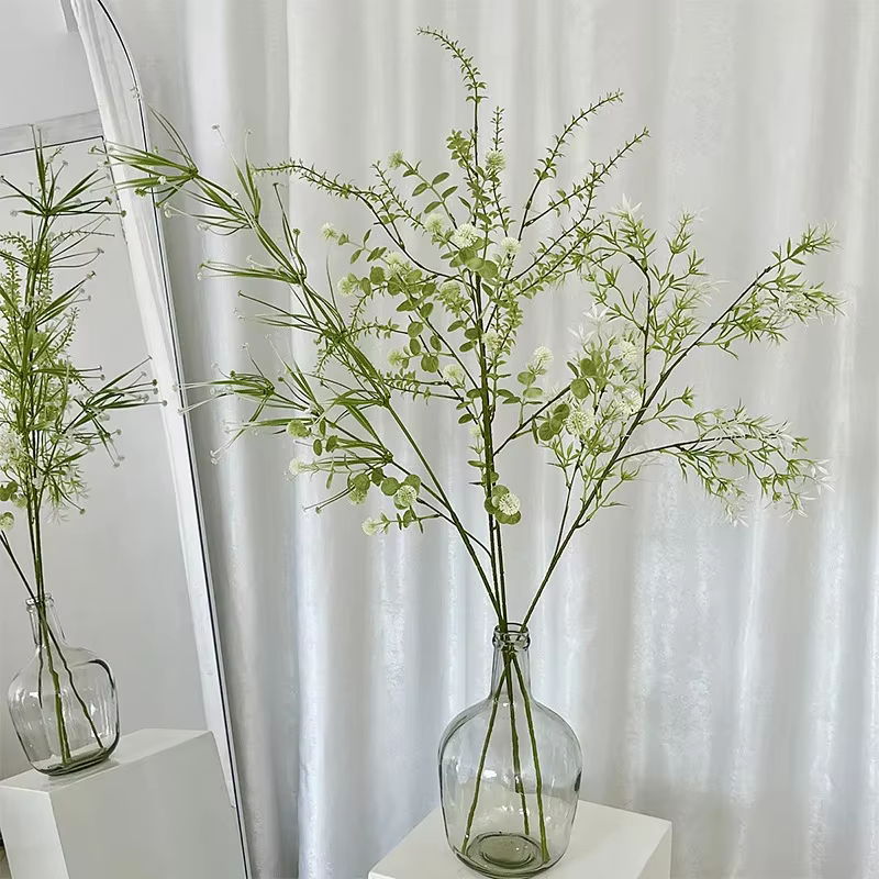 Feuille de bambou artificielle 128CM