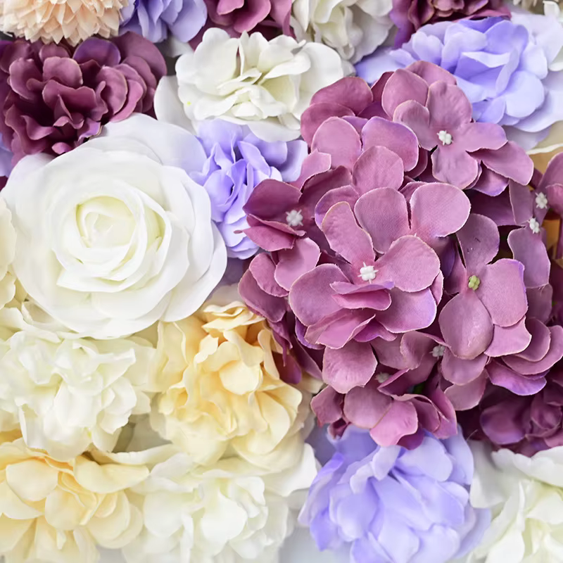 Arrangement de fleurs de pivoine artificielle