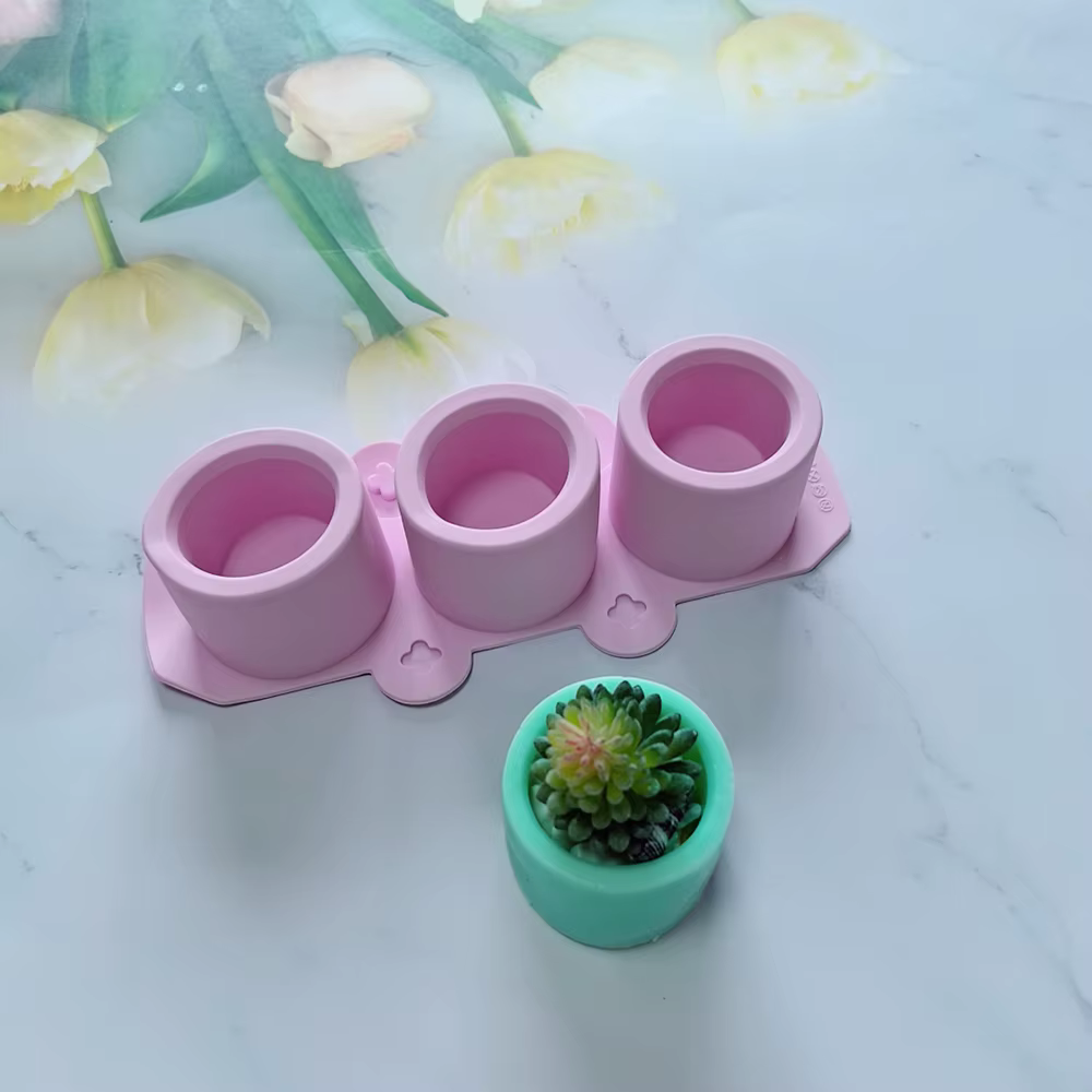 Moule en silicone pour pots de plantes succulentes