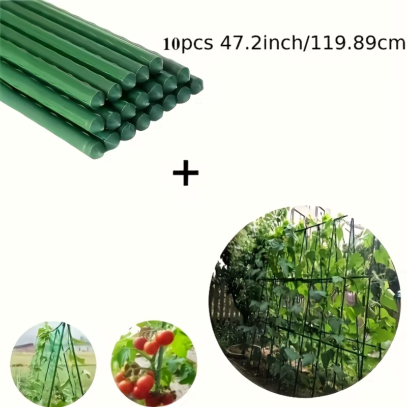 10 piquets en bois + 5 connecteurs