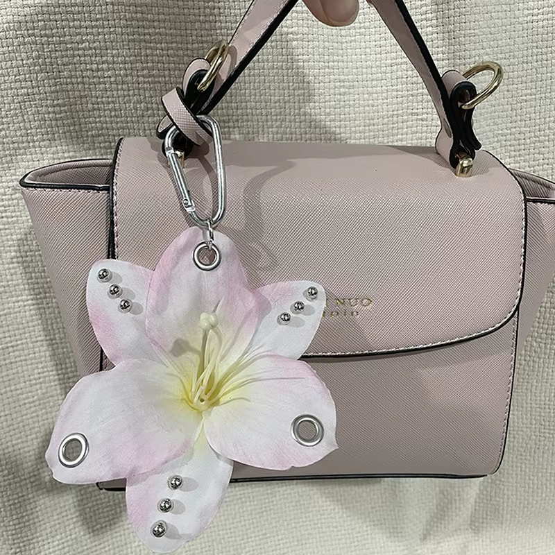 Porte-clés orchidée et lys Phalaenopsis