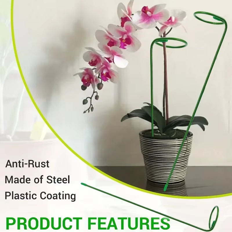 Tiges de Support de plantes métalliques 35/45/55cm