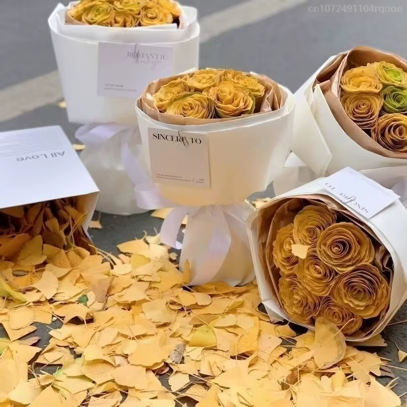 Feuilles séchées de Ginkgo Biloba naturelles