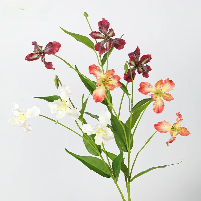 Branche de lys artificielle décorative pour mariage