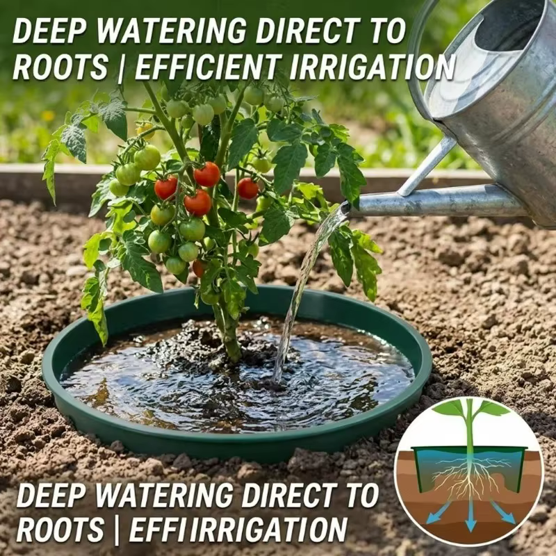 Anneaux de plantation pour arrosage profond