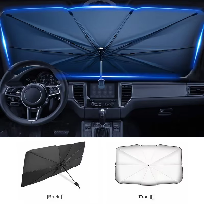 Pare-soleil de voiture, pare-soleil de voiture, Parasol d'été, intérieur de pare-brise, accessoires de Protection pour ombrage automobile, nouveau