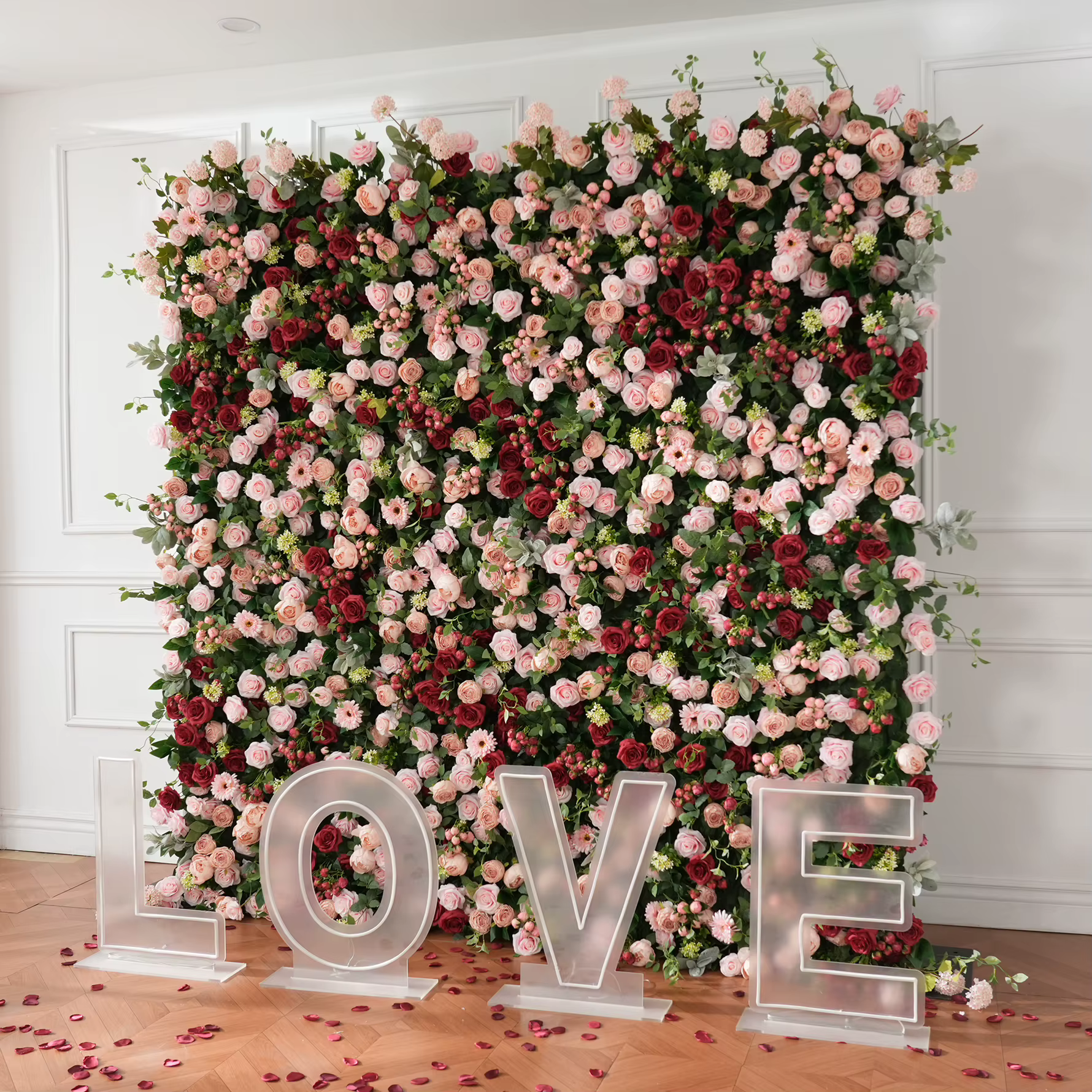 A9137 Composition florale artificielle Angela