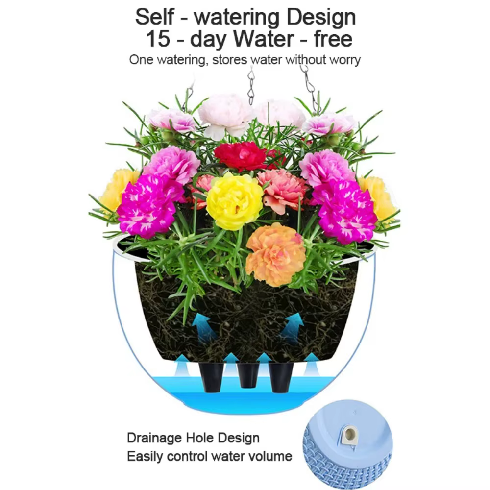 1 pièce de support de plante suspendu en macramé pour pots de fleurs et jardinières