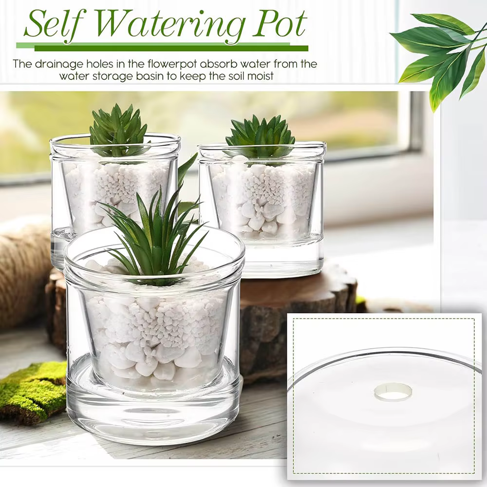 Pot auto-arrosant pour plantes d'intérieur