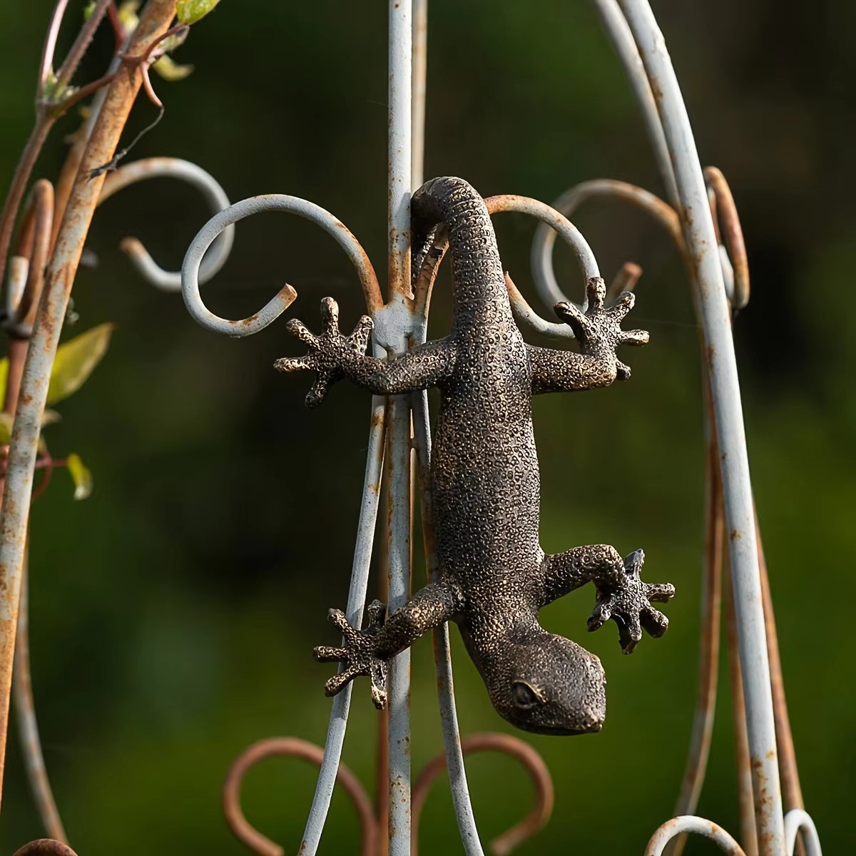 Figurine de jardinière Gecko pour décoration de jardin