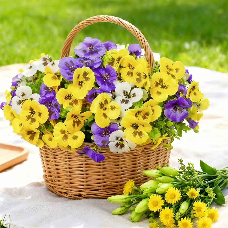 Fleurs artificielles Soie Pansy Jardin En Plein Air Mariage Bouquet De Mariée Maison Vase Décor Valentine Couronne Bricolage Cadeaux Accessoire