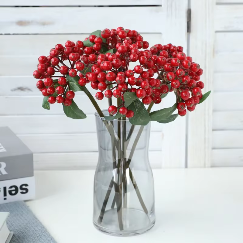 Bouquet de branche de myrtille artificielle