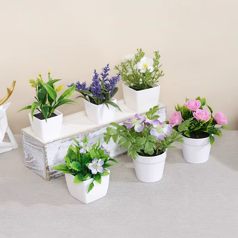 1 ensemble de plantes de Simulation en pot