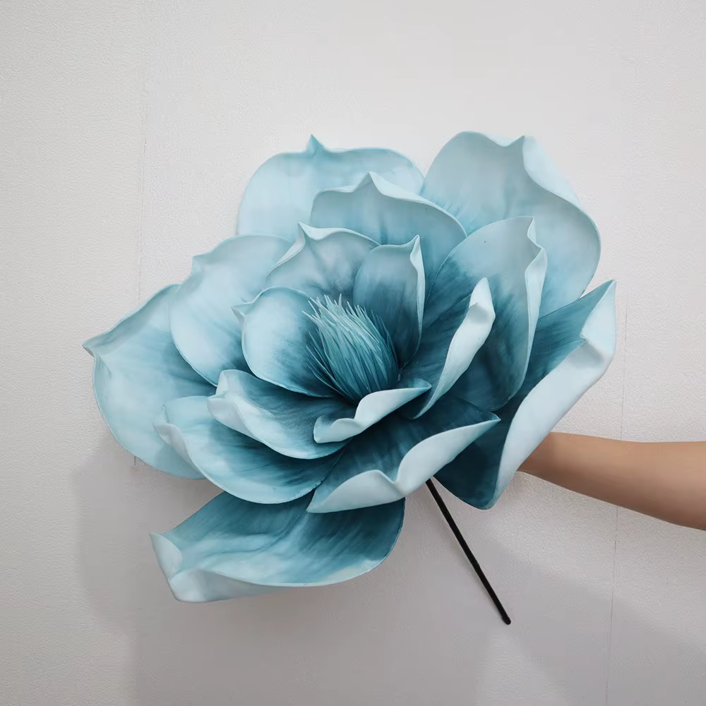 Fleur de Magnolia simulée 3D à grande échelle 30/50CM