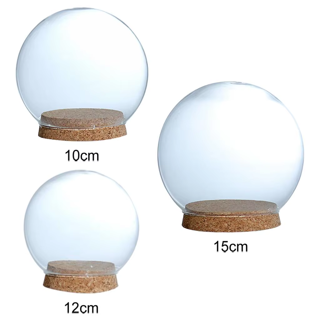 Verre Décoratif avantavec Base en Bois