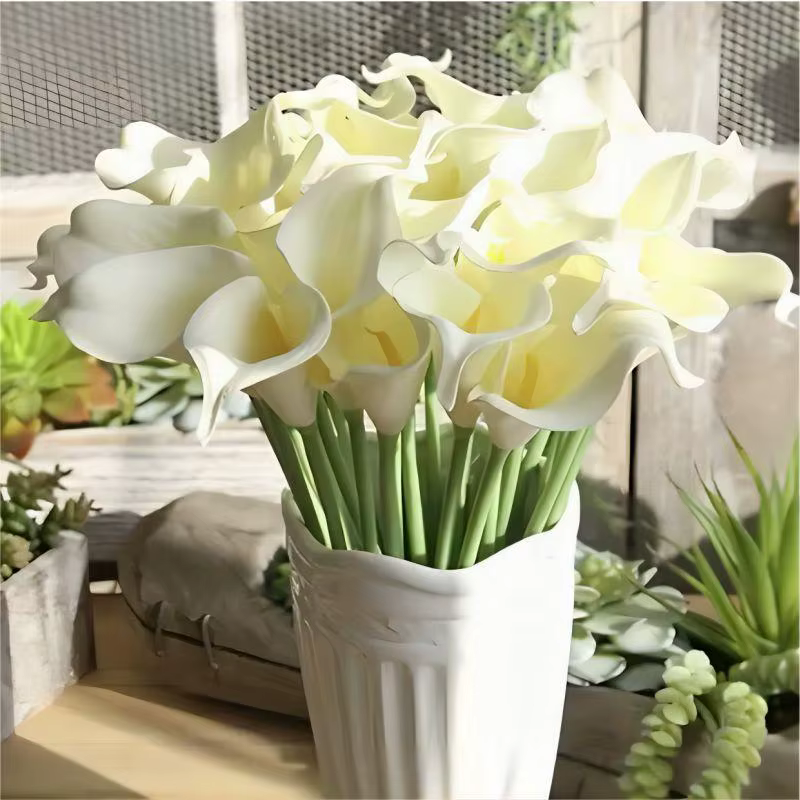 Simulation de fleur de lys Calla en PU