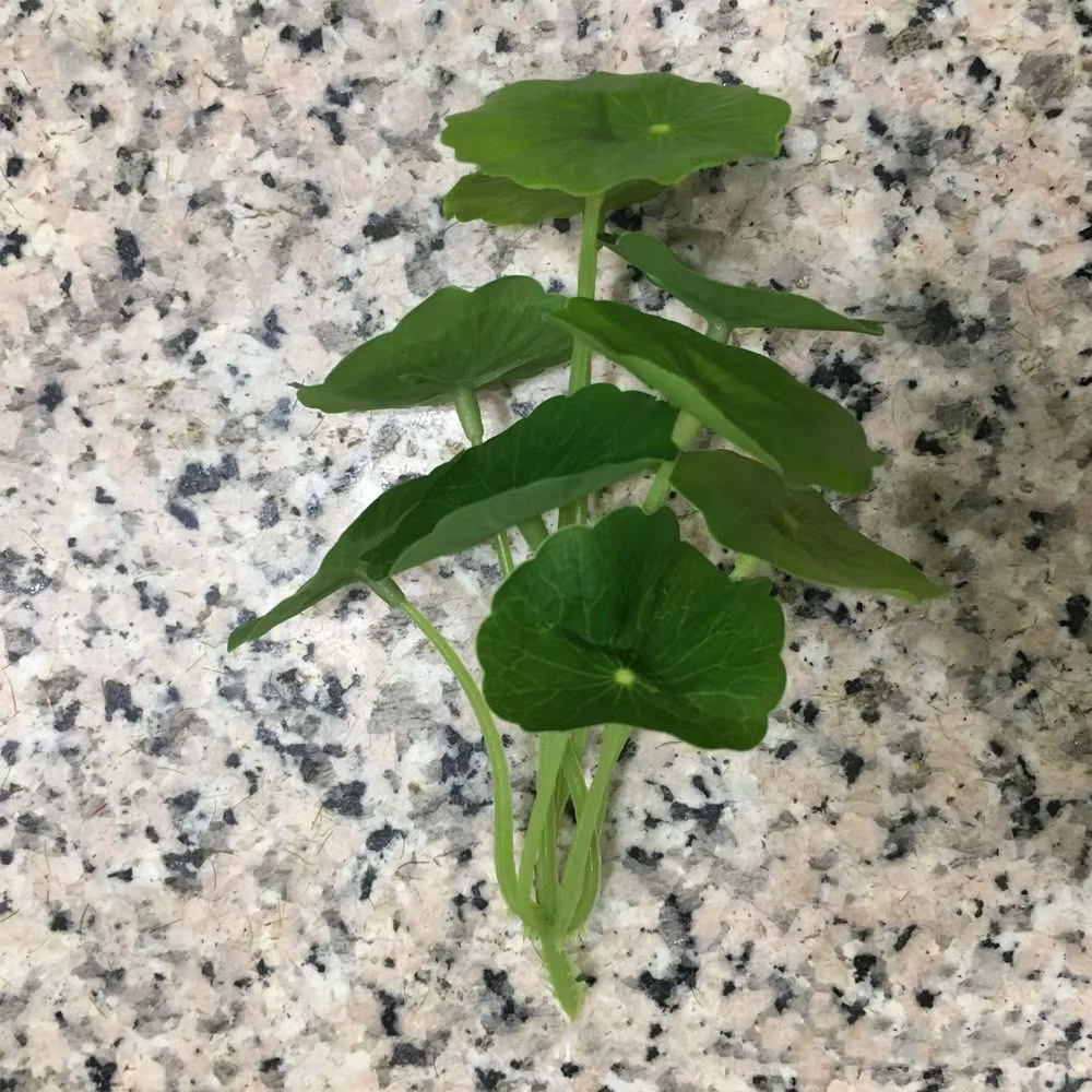Plante verte 9 têtes Feuille de lotus artificielle Petite