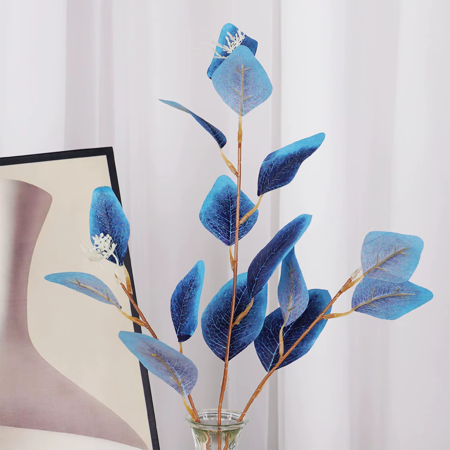 Plante artificielle longue branche d'eucalyptus