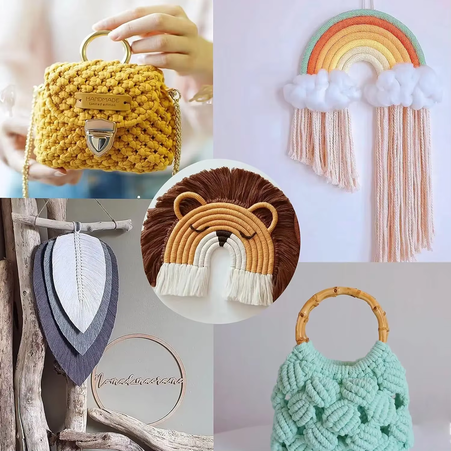 Cordon en macramé de 100 m