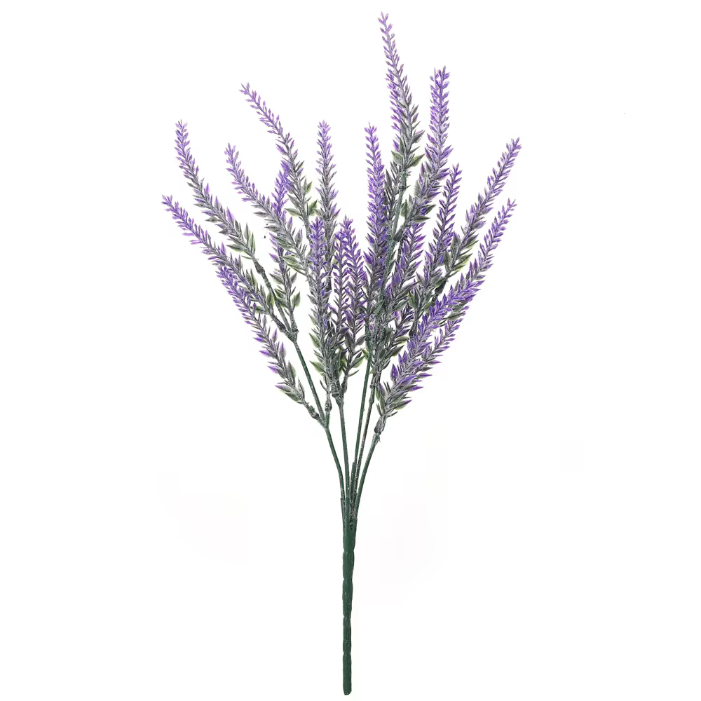 Bouquet de fleurs artificielles en plastique de lavande