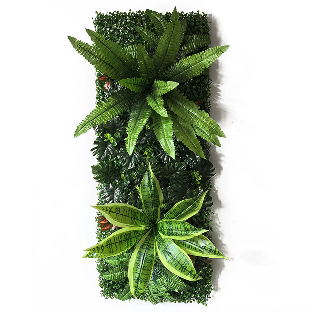 Nouveau panneau mural en herbe artificielle de 40 cm * 120 cm