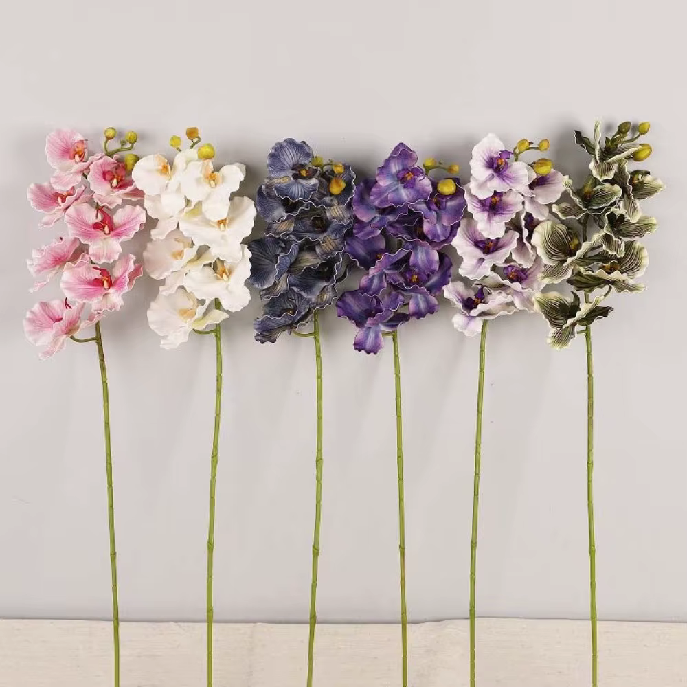 Orchidée Papillon Artificielle Faite à la Main