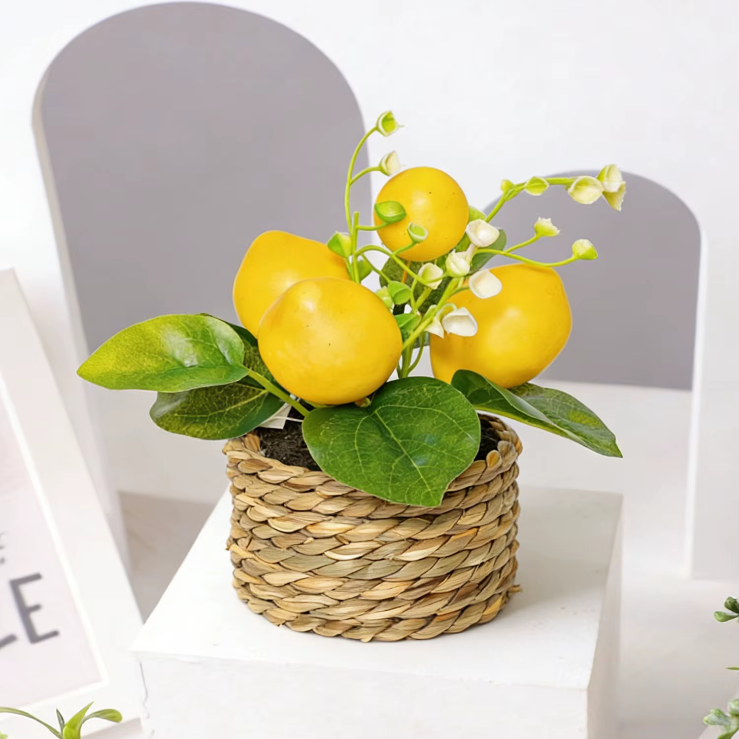 Plantes de citron artificielles