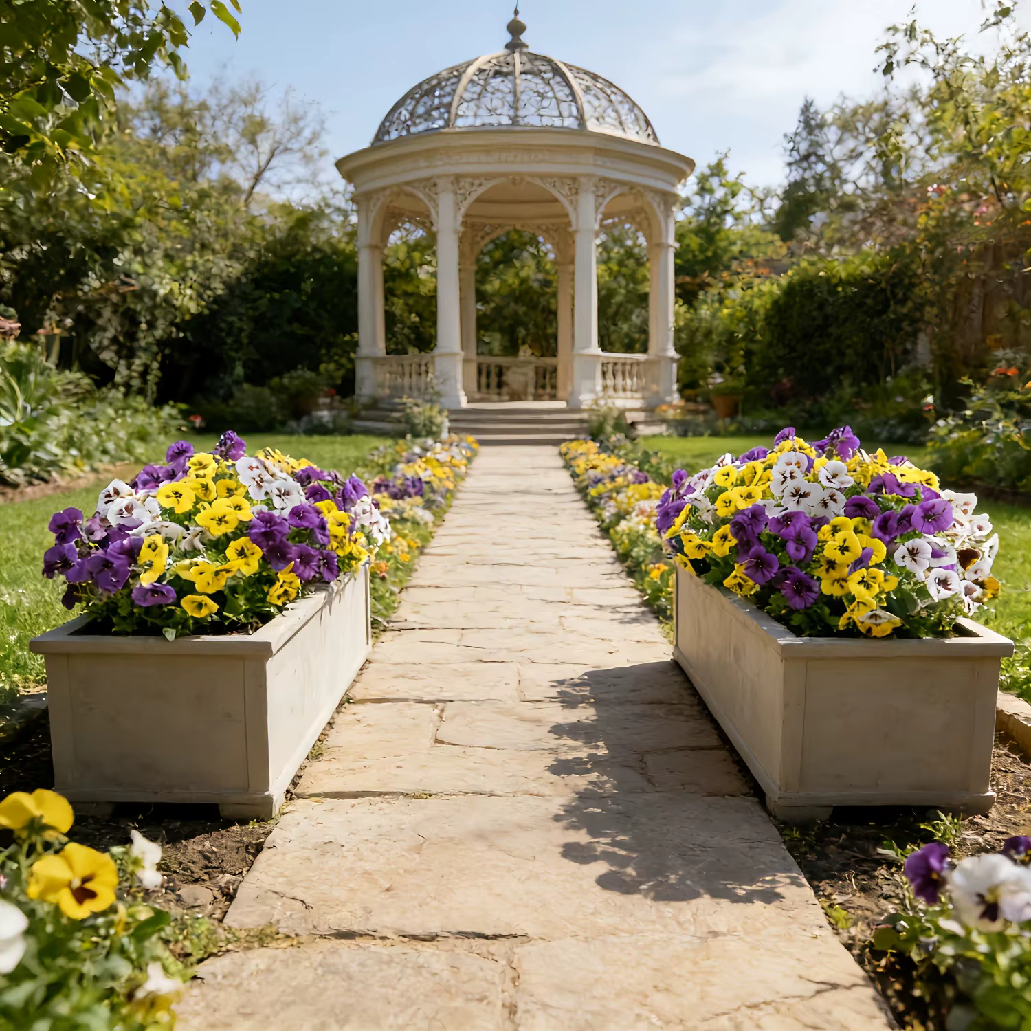 30 bouquets de fleurs artificielles (pâquerettes et marguerites)