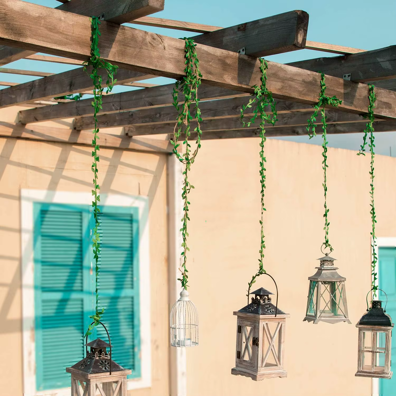 Vigne Verte Artificielle pour Décoration de ix