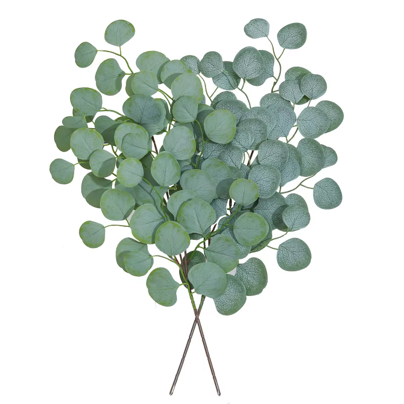 Plantes Artificielles Feuilles D'eucalyptus En Plastique